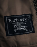 "Burberrys" 90’s Herringbone tweed wool suit set