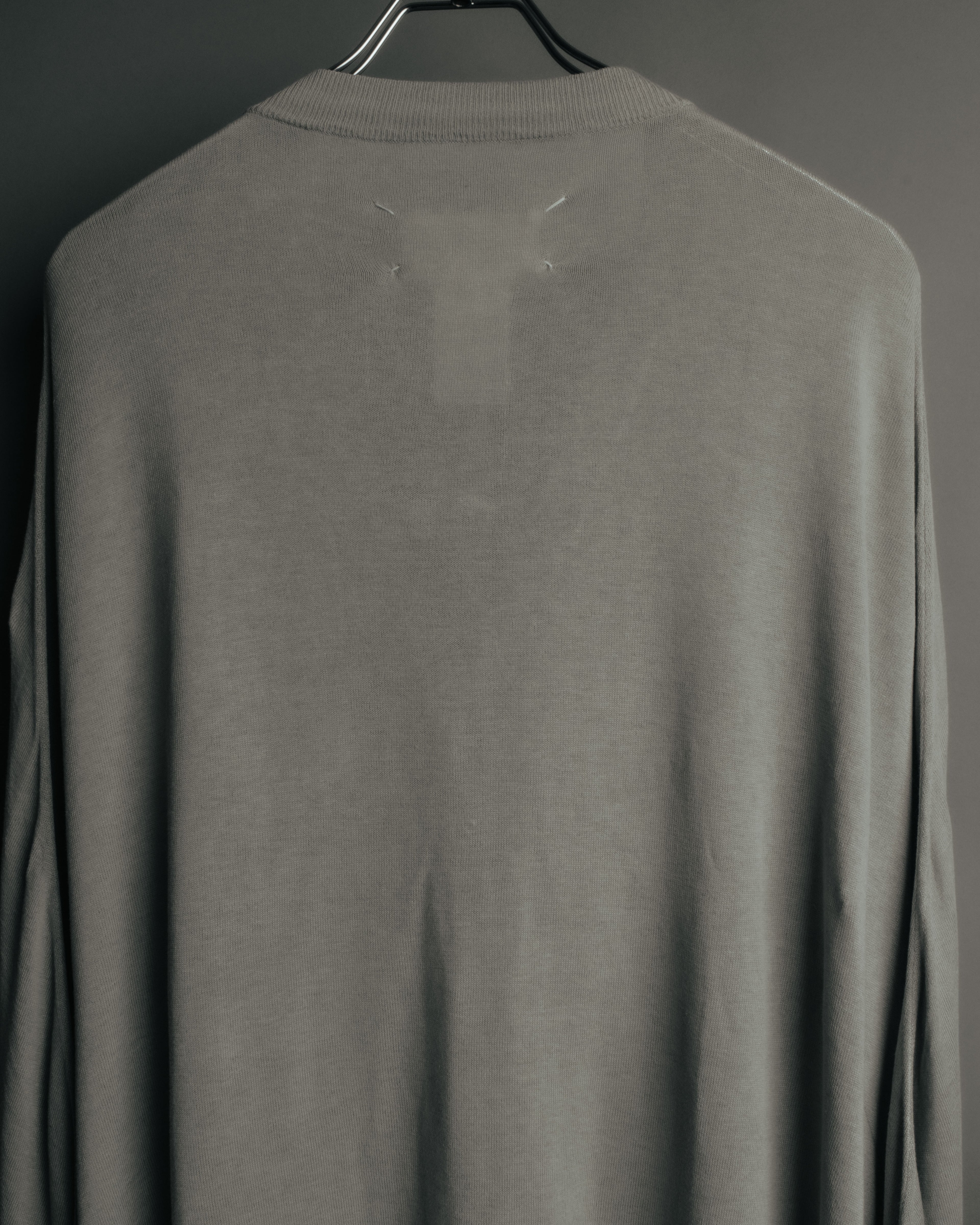 “Maison Martin Margiela” 2012SS line 4 oversized draped knit cardigan