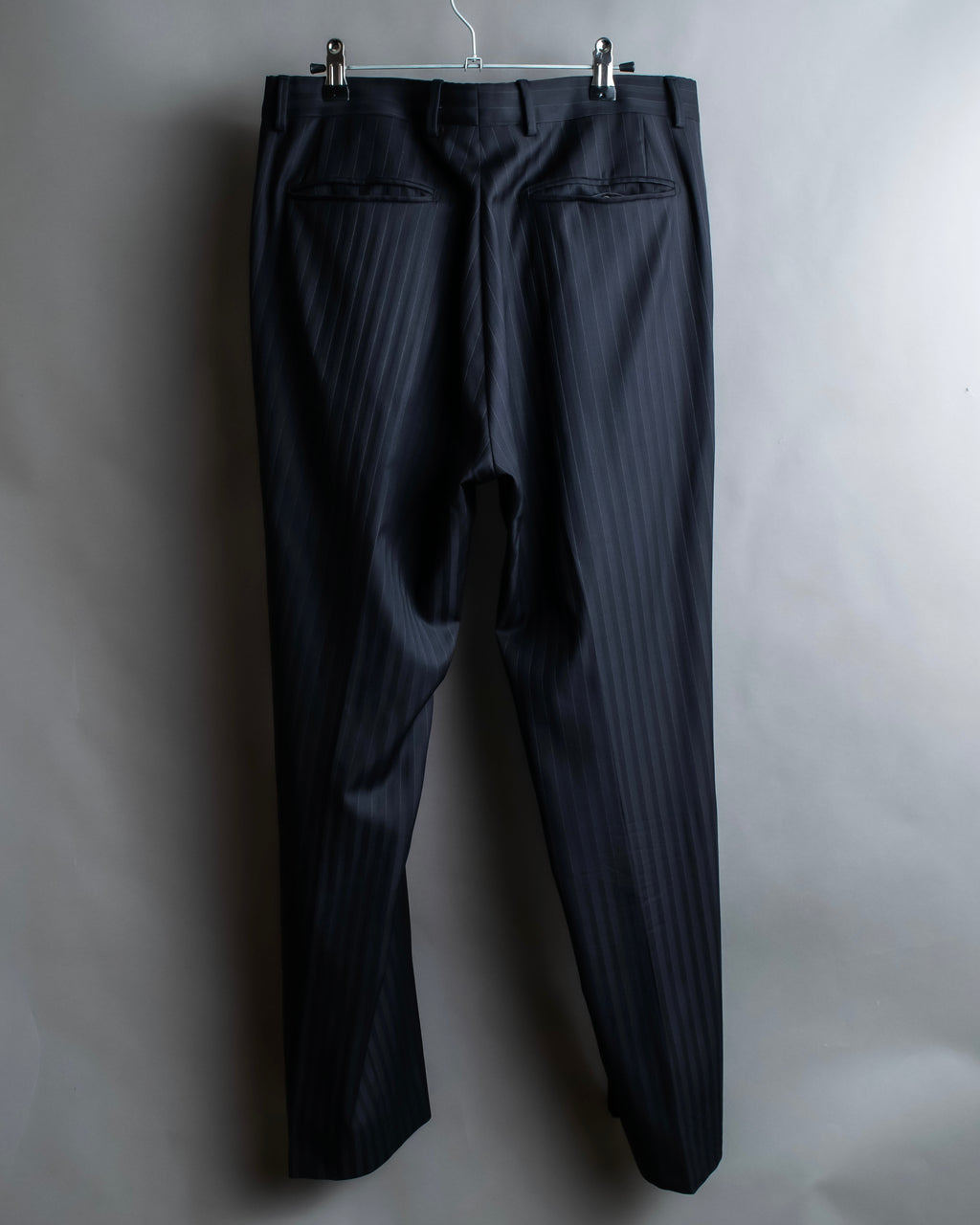 "LOUIS VUITTON" 2 button relaxed tailored jacket & no tuck tapered slacks set up