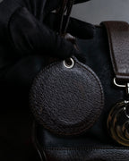 "BALENCIAGA" Circle lock design leather doctor bag