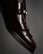 "GUCCI" 90’s-00’s Horsebit haircalf panel loafers