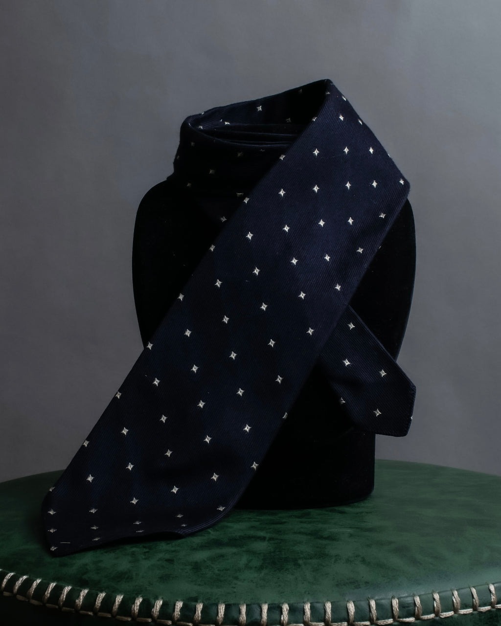 "COMME des GARCONS
 HOMME" Square diamond pattern sample necktie