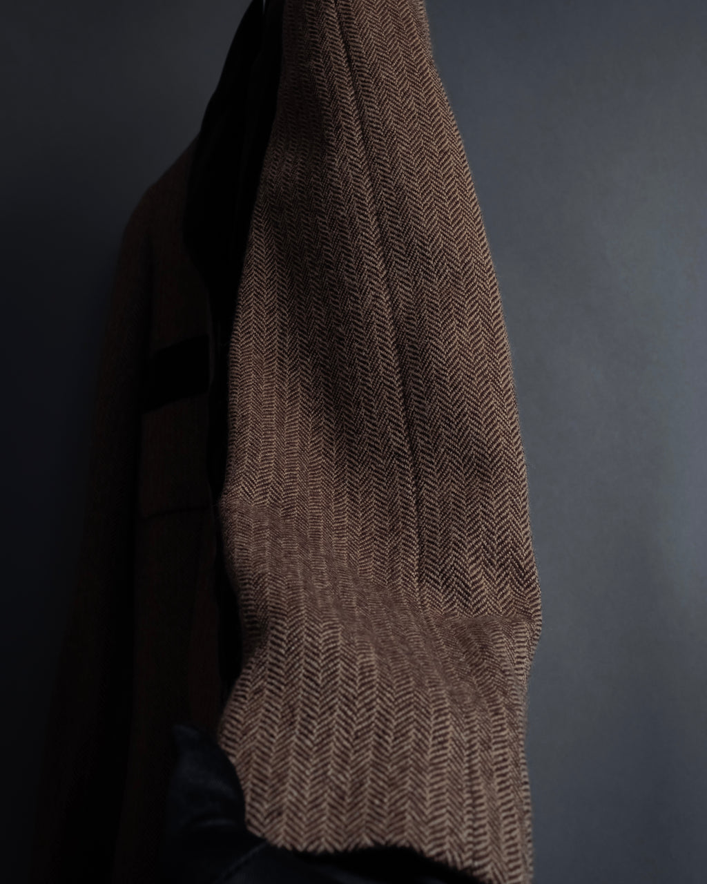 "FENDI" Velvet switching design herringbone set up