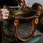 "LOUIS VUITTON" Monogram pattern pet carrier Boston bag