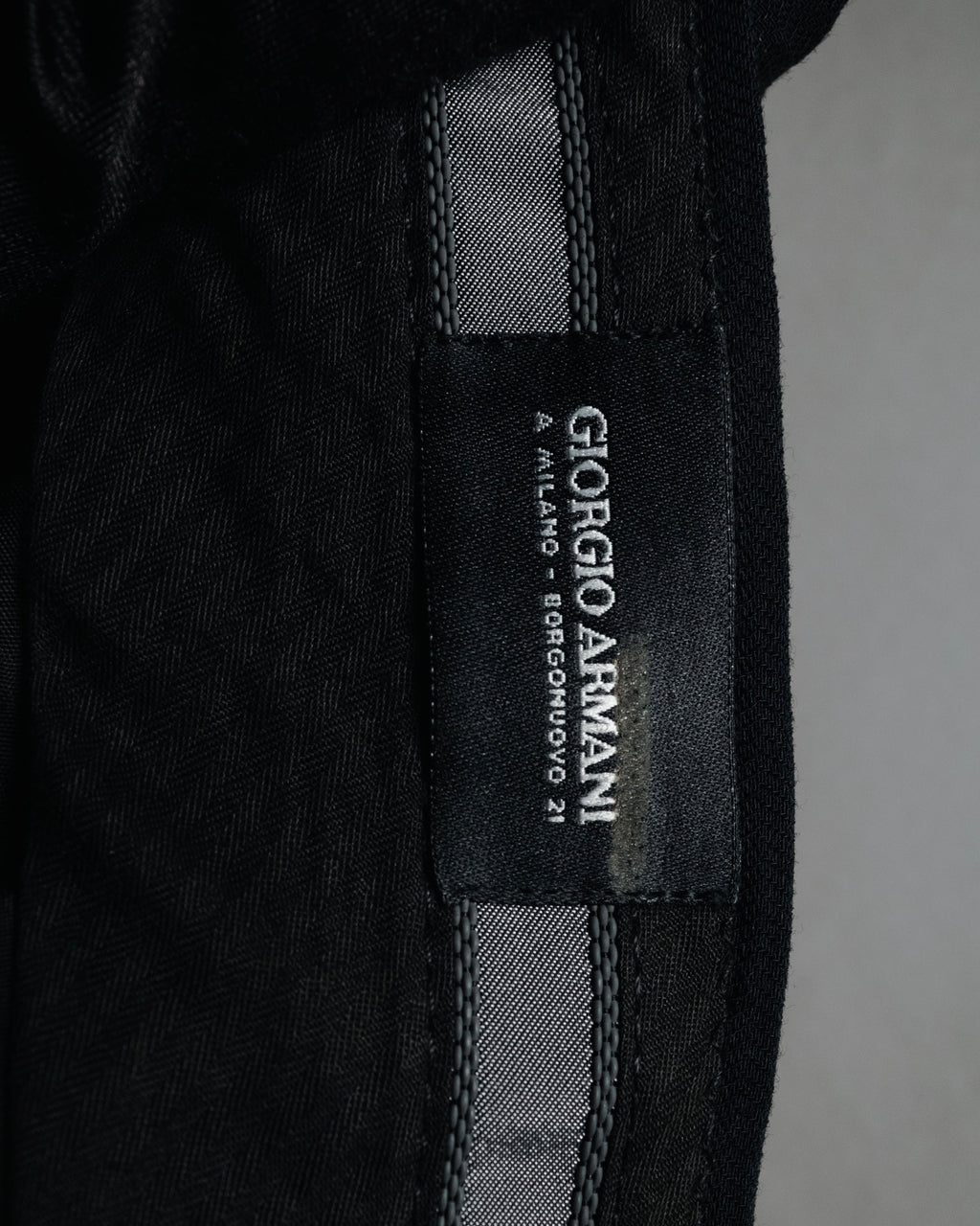 "GIORGIO ARMANI" 90’s pinstripe soft-tailored suit set