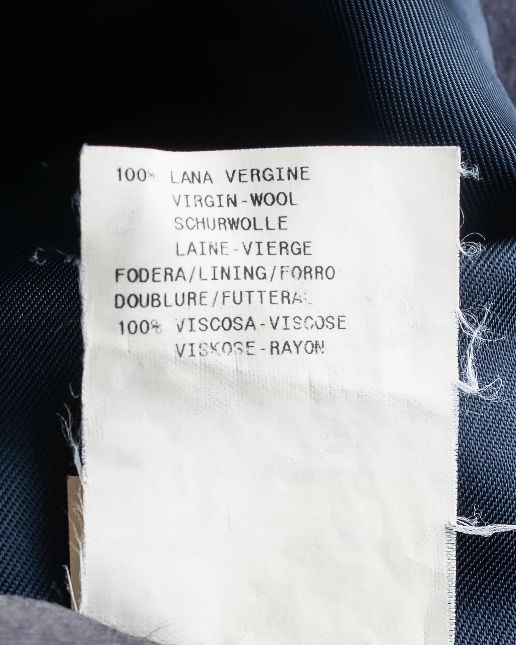 "EMPORIO ARMANI" Single-breasted oversized chester coat