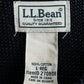 "L.L. BEAN" Oversized V-neck cable knit pullover