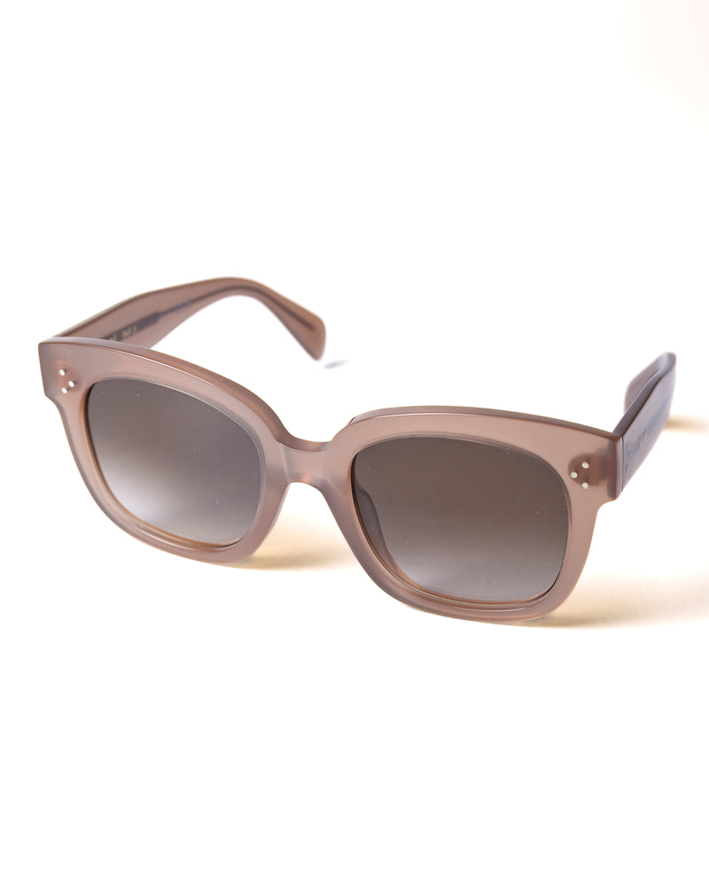 CELINE/ Gradation Lens Clear Beige Flame Sunglasses