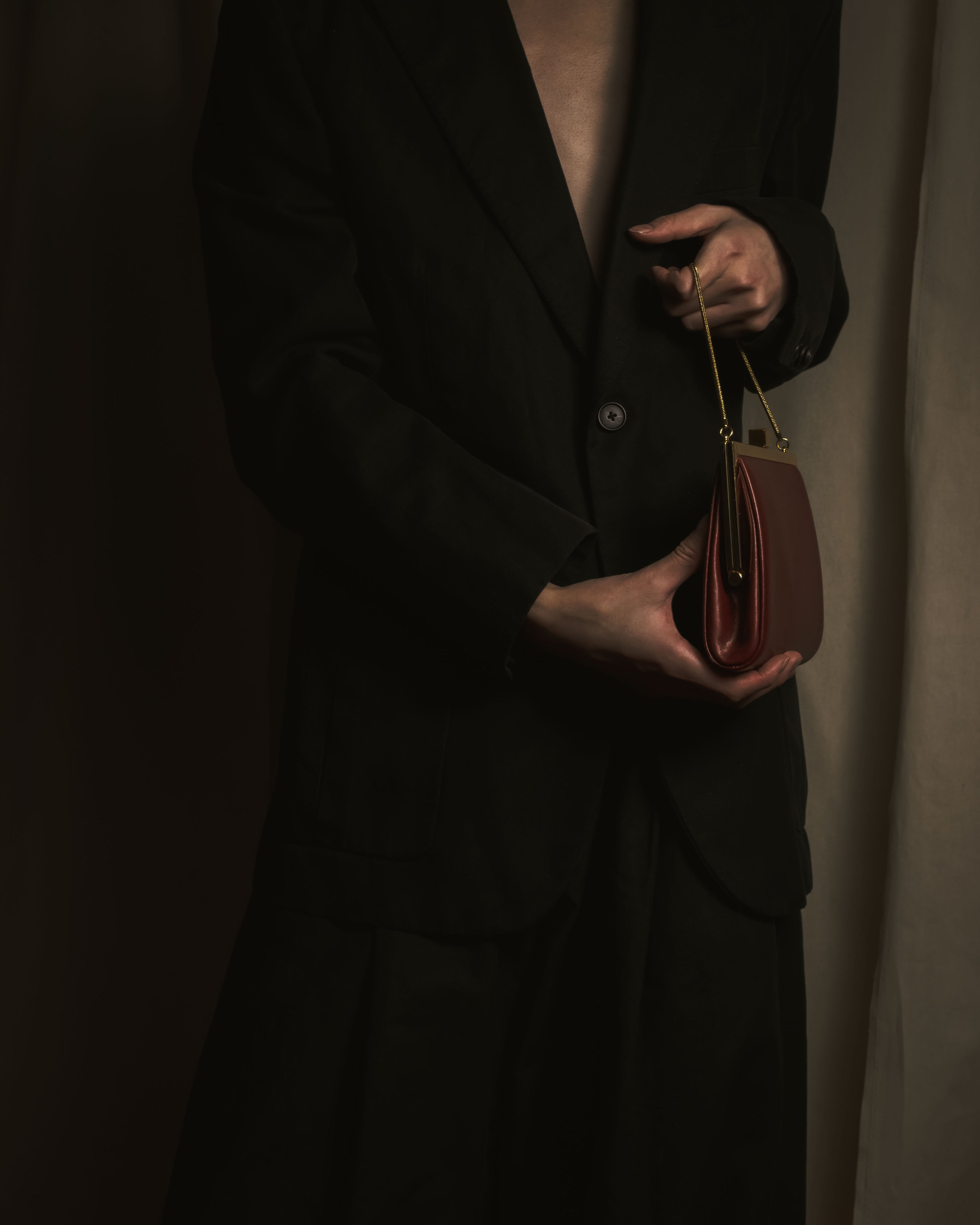 博柏利 00年代 镶框链条正式包