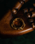 “HERMES” 90’s-00’s Chaine d’ancre scarf ring