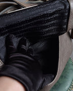 "CELINE" Softly structured leather city bag