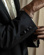 "BALENCIAGA" Structured tailored shawl collar jacket