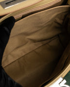 "Salvatore Ferragamo" Gancini motif greige color leather hand bag