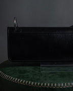 -SPECIAL- "YVES SAINT LAURENT"
00's Tom Ford period stacked ring design horizontal leather bag