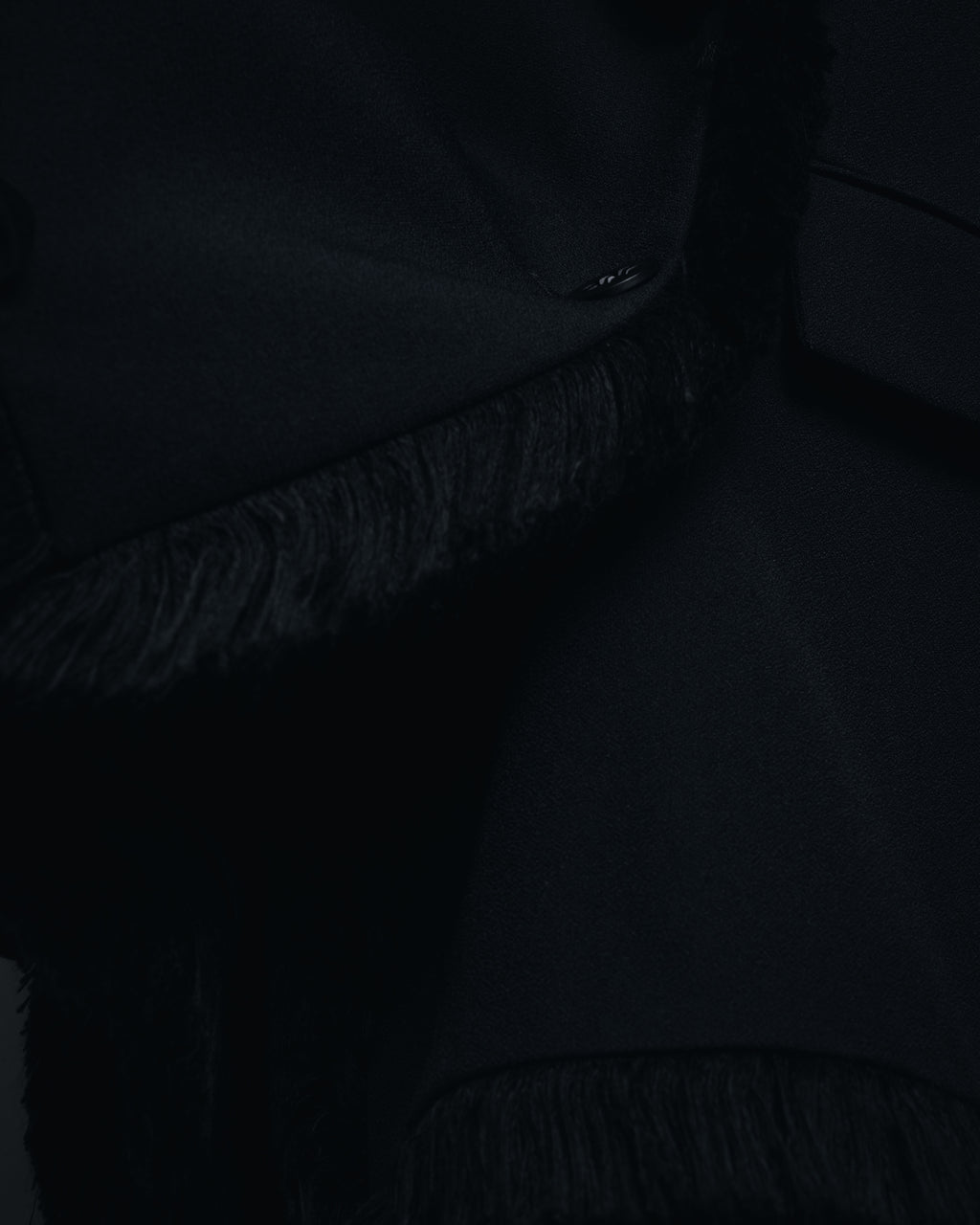 –SPECIAL– "Christian Dior"
98SS fringed peak lapel double breasted jacket