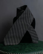 "GIORGIO ARMANI" Finely swaying wave pattern necktie