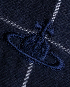 "Vivienne Westwood RED LABEL"
Windowpane print long shirt dress