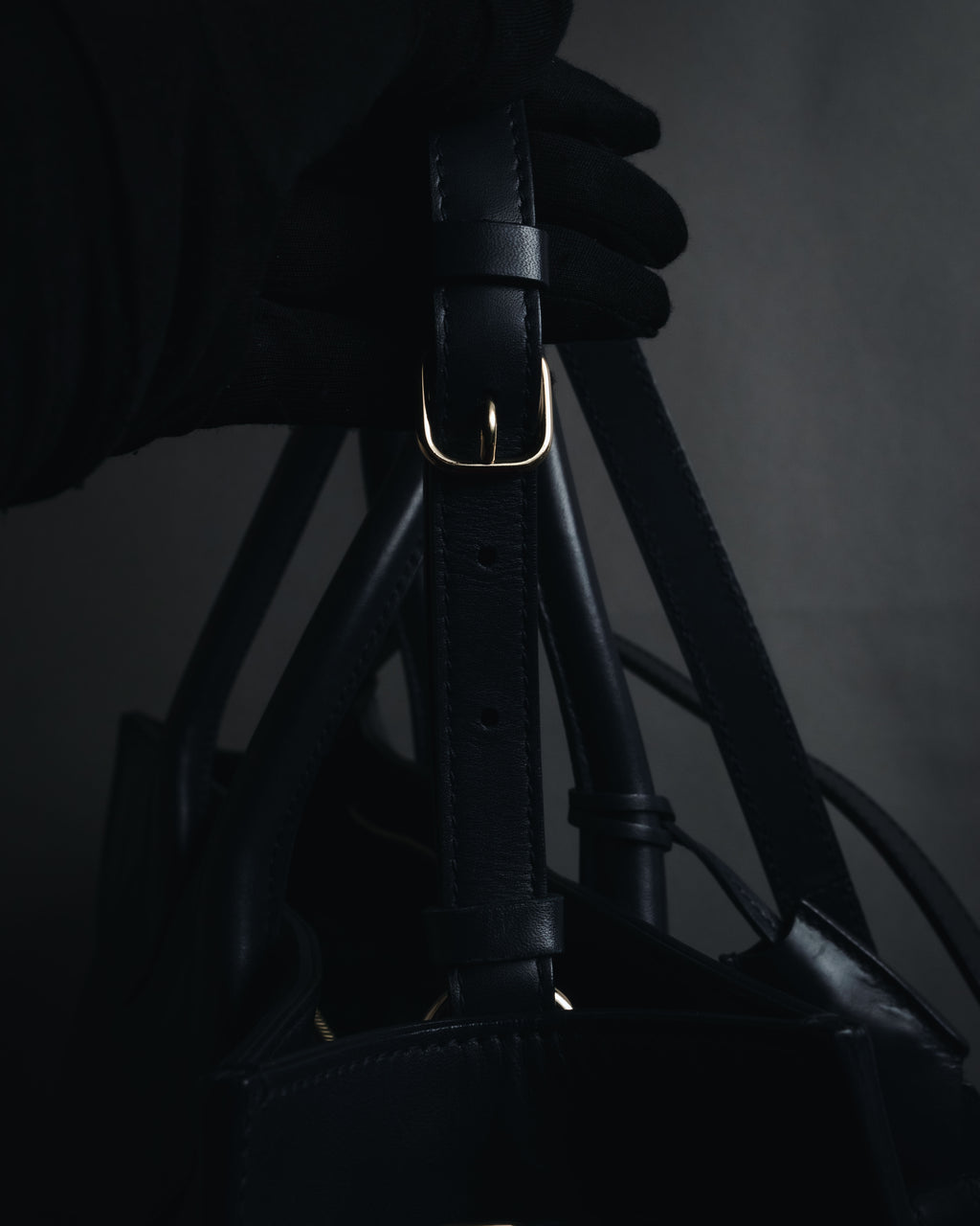 "BALENCIAGA" 2013 Autumn/Winter Padlock All Afternoon Structured Leather Bag