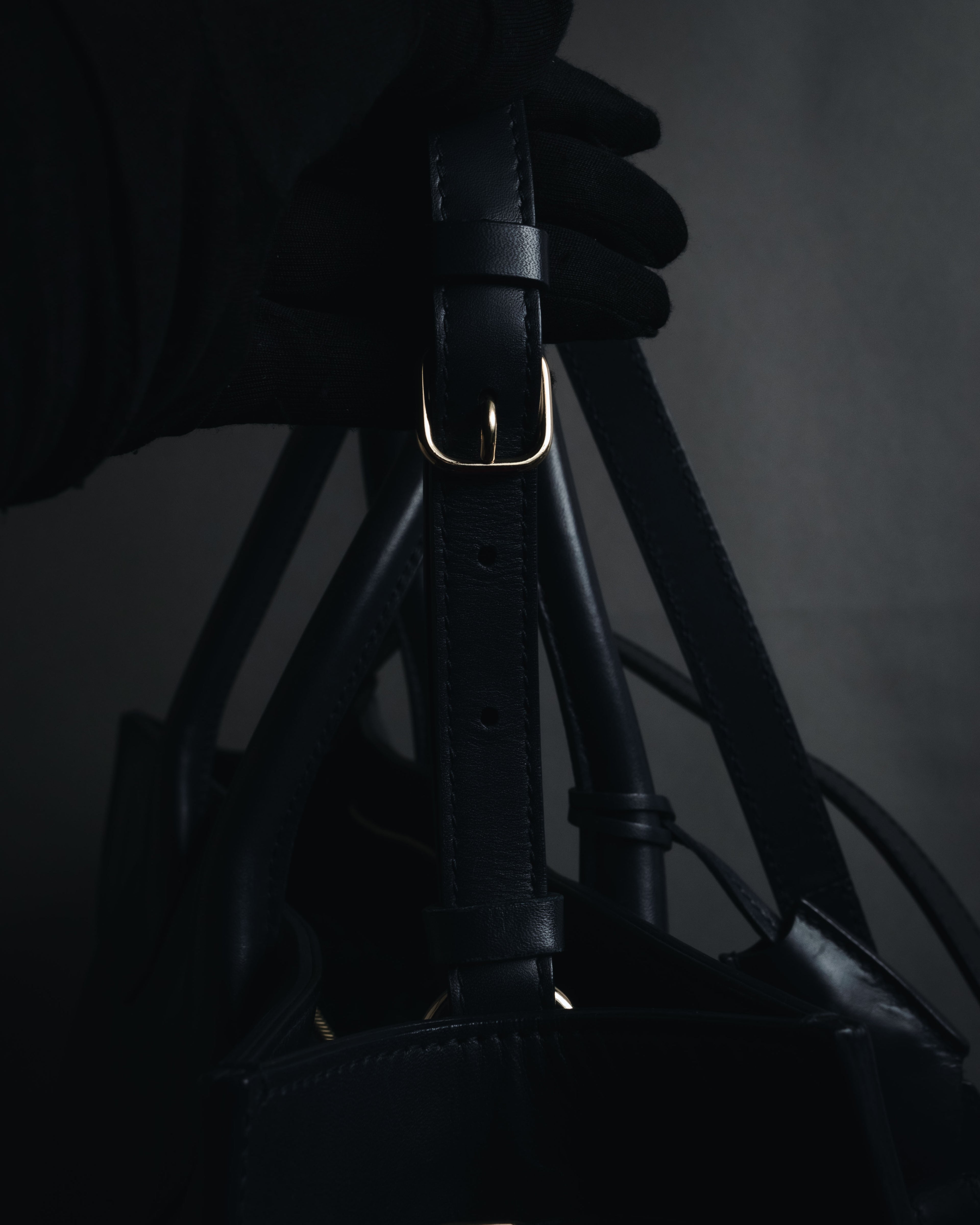 "BALENCIAGA" 2013 Autumn/Winter Padlock All Afternoon Structured Leather Bag