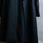 "GUCCI" Asymmetrical front detail high neck coat