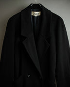 "Chloe" Peak lapel classically tailored chester coat