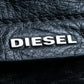 "DIESEL" Decorative zip design leather backpack