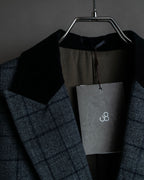 "JOHNBULL" Velvet collar design chesterfield coat