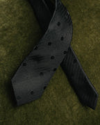 –SPECIAL– “Saint Laurent“ 2010’s-20’s Tonal dot narrow tie