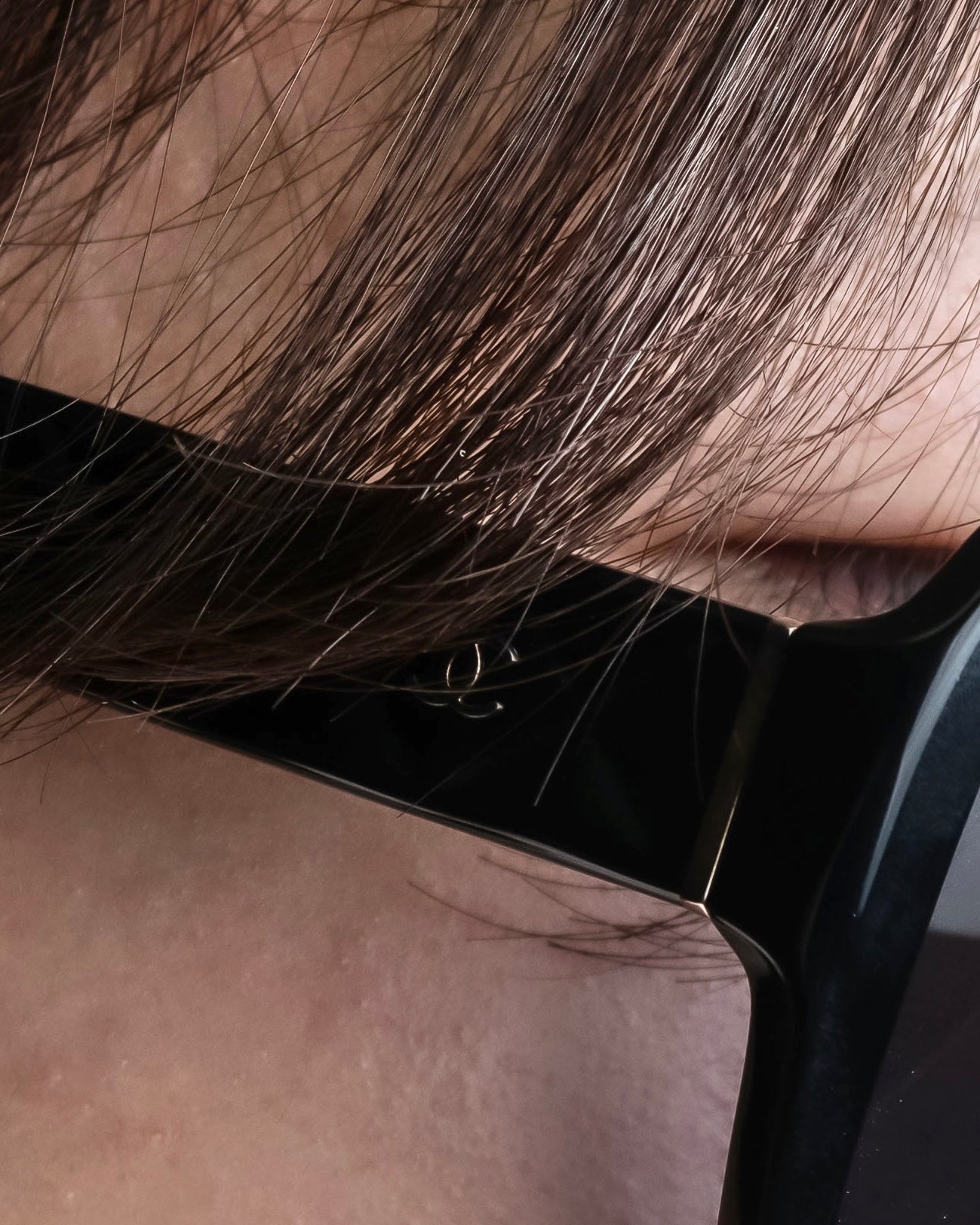 "CHANEL" Matelasse quilted design sunglasses