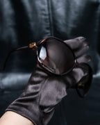 “GUCCI” GG heart motif butterfly shaped sunglasses