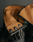 -SPECIAL- "Maison Margiela"2015's Tabi striped fabric ankle boots