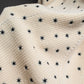 "Christian Dior" Star print frill detail cable knit tunic pullover