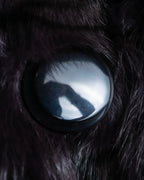 Vintage squirrel fur reversible maxi length coat