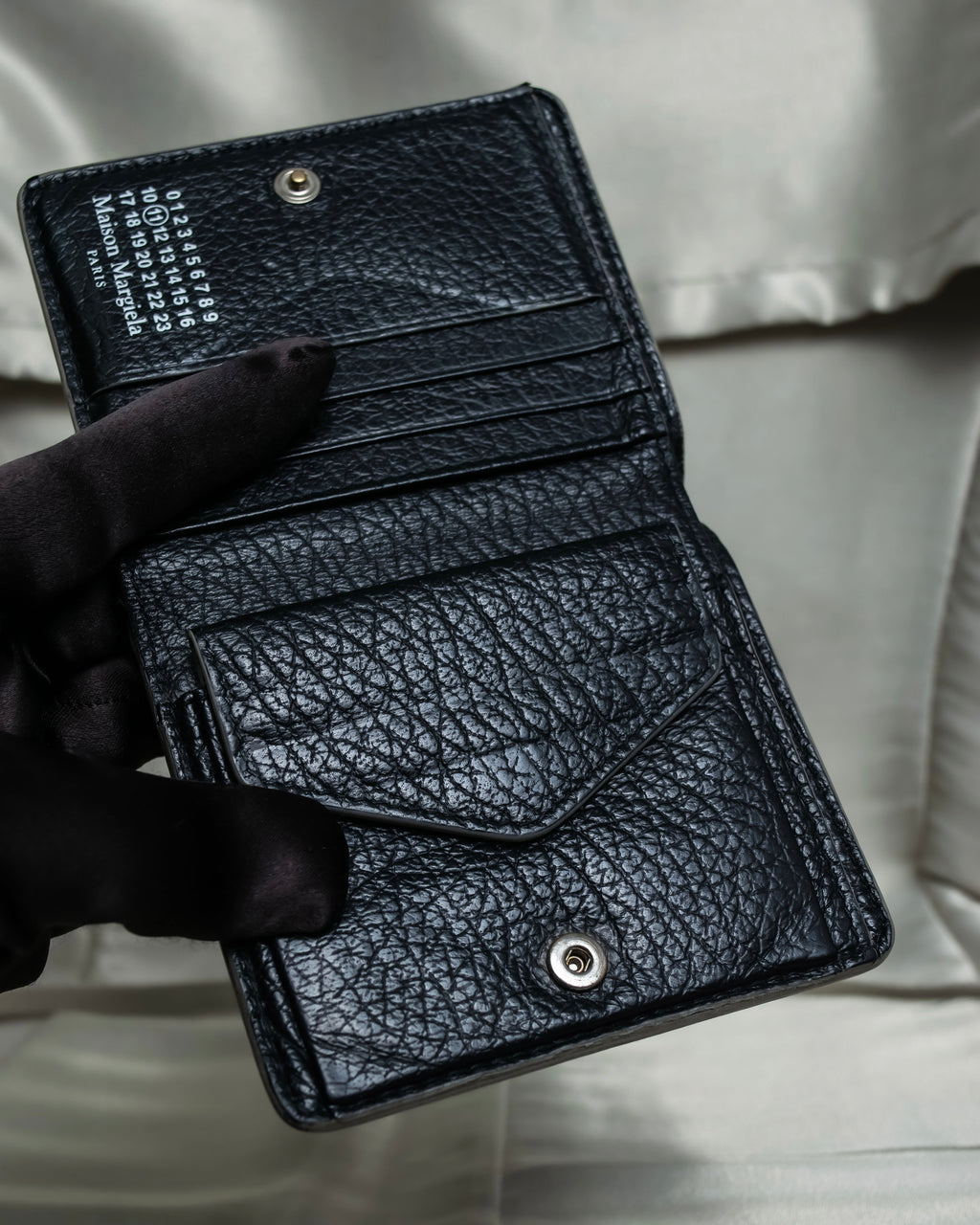 "Maison Margiela" 2020ss Splash Paint Leather Wallet