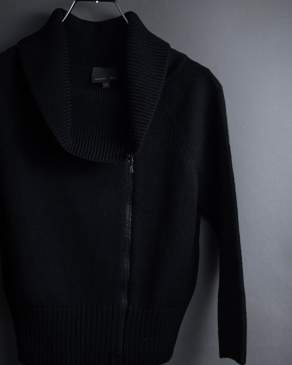 "FENDI" Raglan sleeves short length zip-up knit