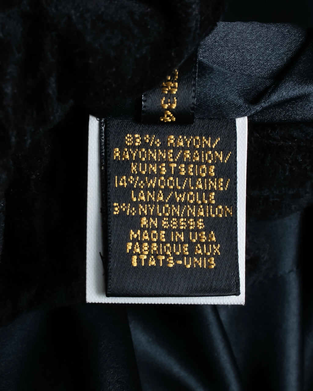 "DKNY" Asymmetrical design woven tailored jacket