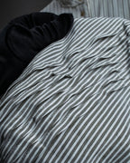 "LOEWE" Balloon sleeve striped high neck shirt