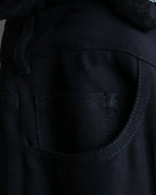 "BALENCIAGA" Beautiful draped full-length slacks