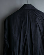 “ISSEY MIYAKE” wrinkle processing oversize tailored jacket