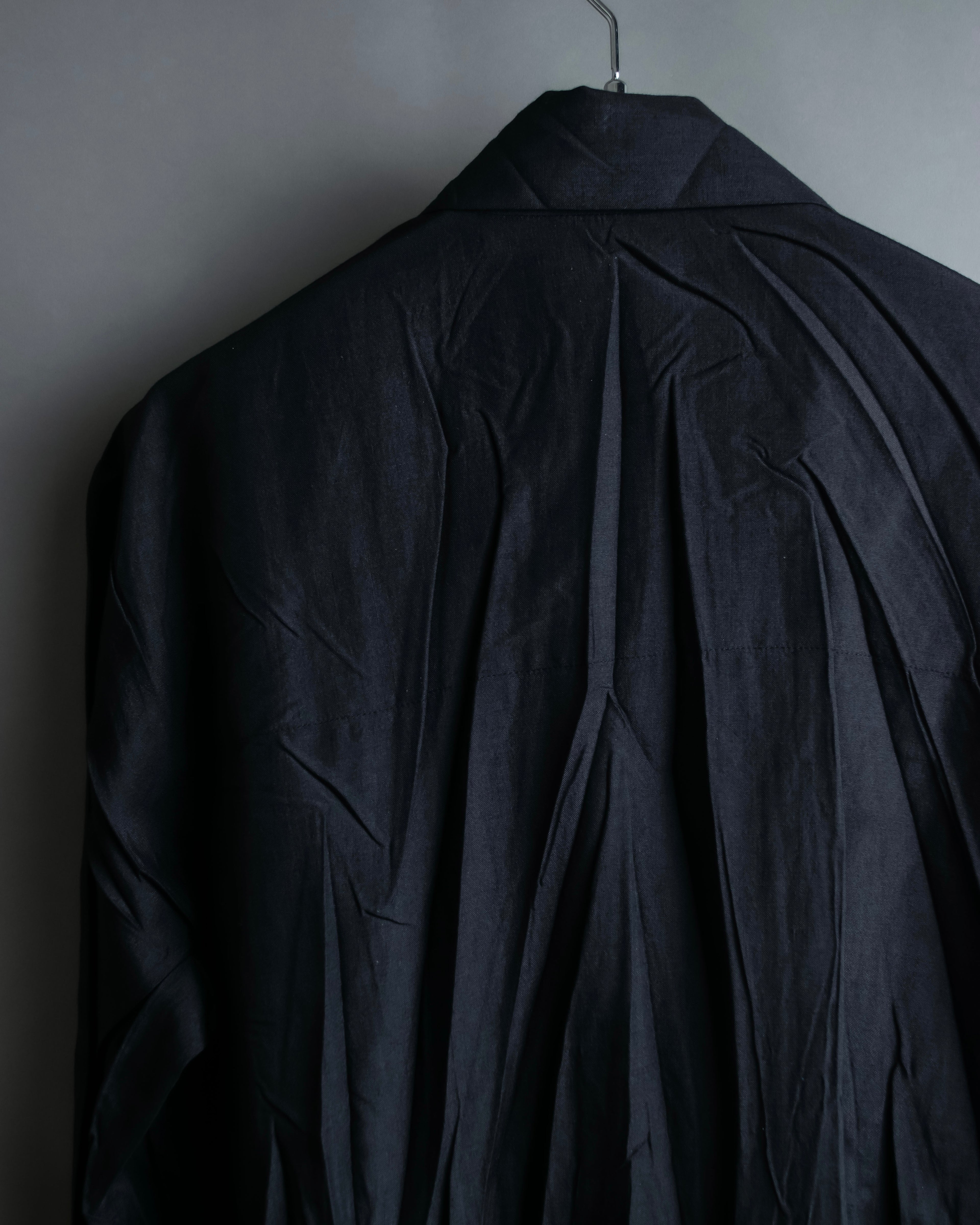 “ISSEY MIYAKE” wrinkle processing oversize tailored jacket