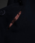 -SPECIAL- "JEAN PAUL GAULTIER"
 90's-00's Waist shape A-line silhouette black color super long coat