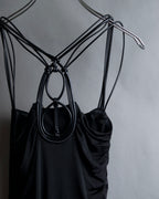 "ISABEL MARANT" Cord-layered strap design sleeveless dress