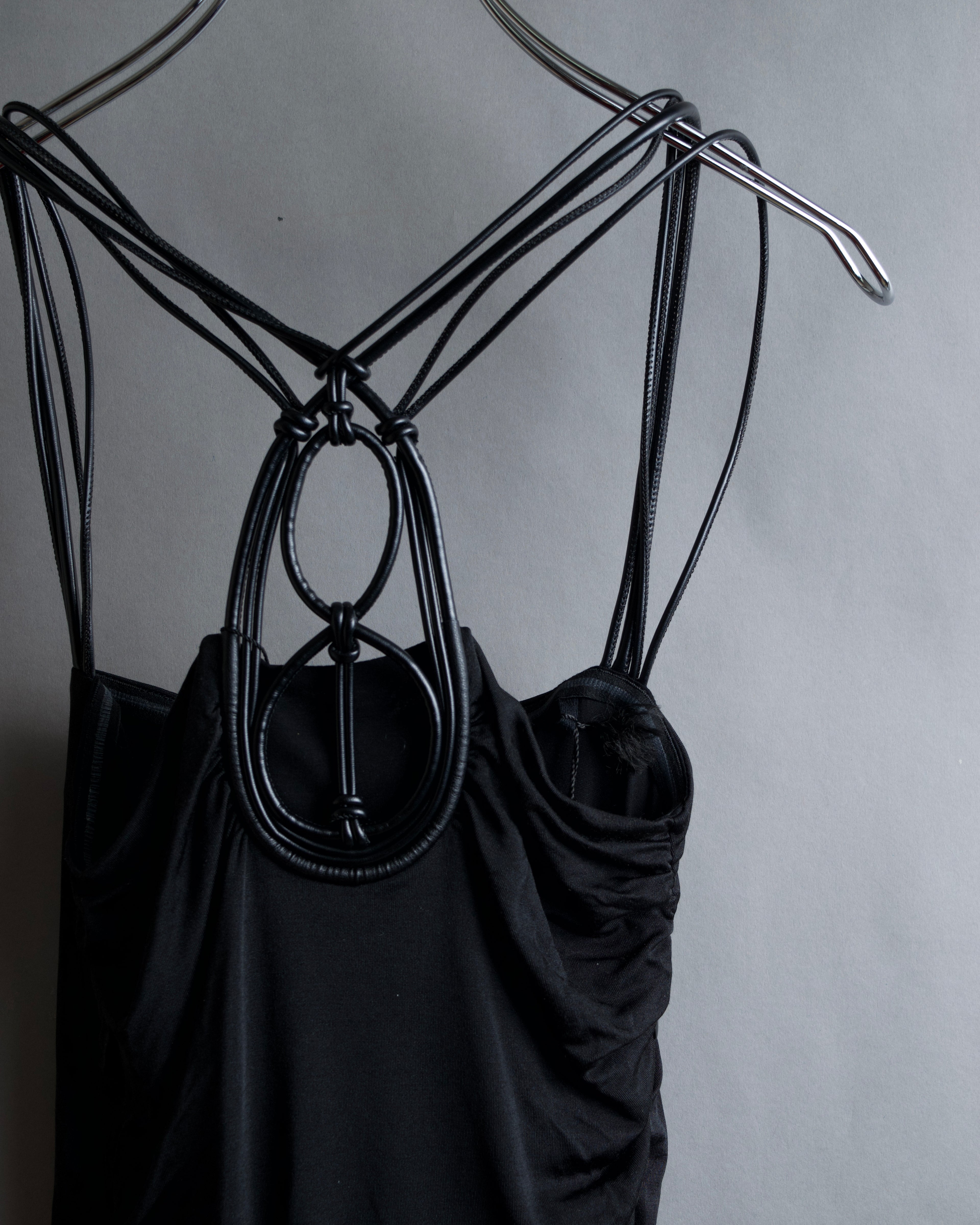 "ISABEL MARANT" Cord-layered strap design sleeveless dress