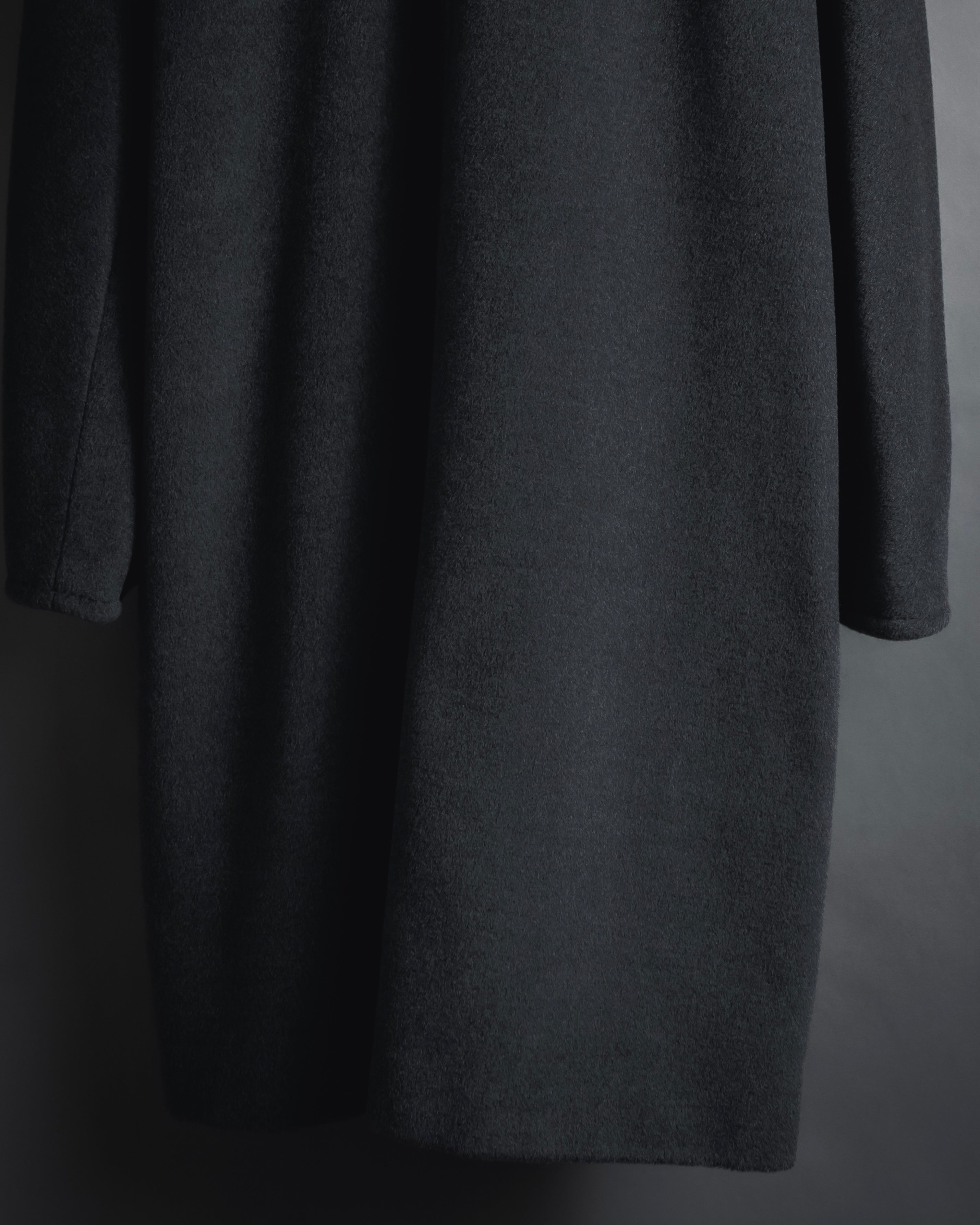 "MARINA RINALDI" Double-breasted minimal over coat