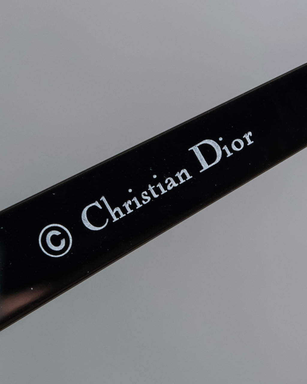 "Christian Dior" Cat eye frame black acetate sunglasses