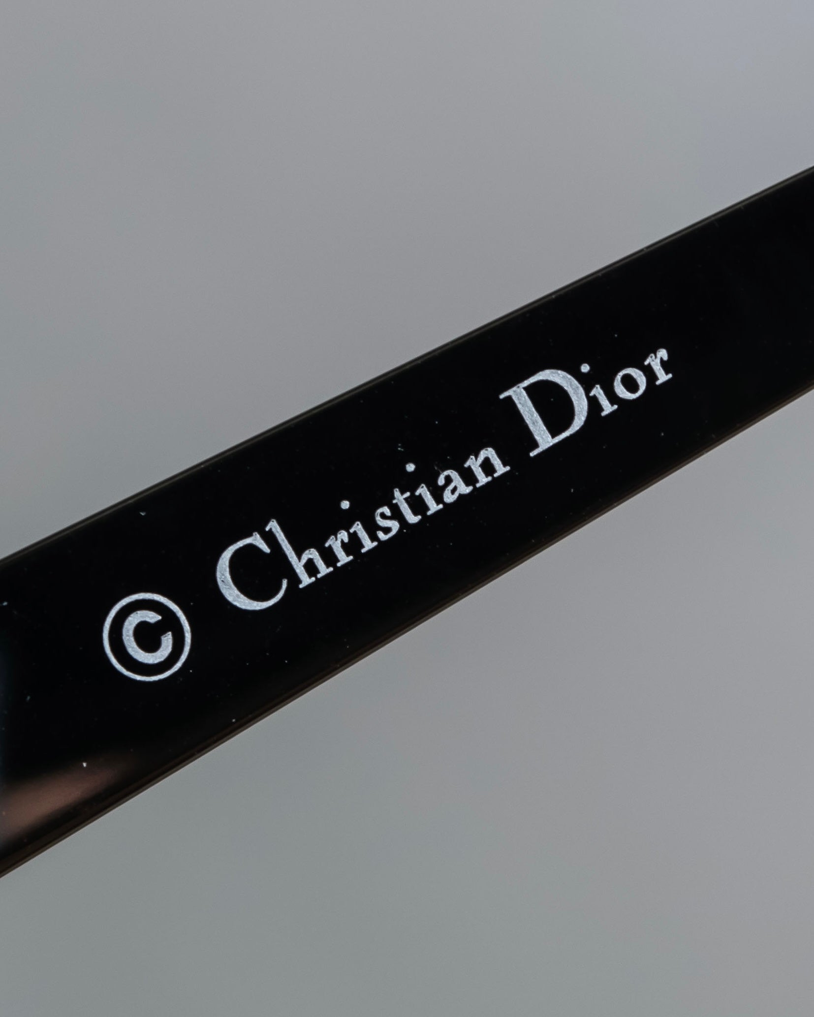 "Christian Dior" Cat eye frame black acetate sunglasses