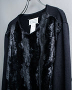 "MAISON MARGIELA"
Fur docking high gauge knit