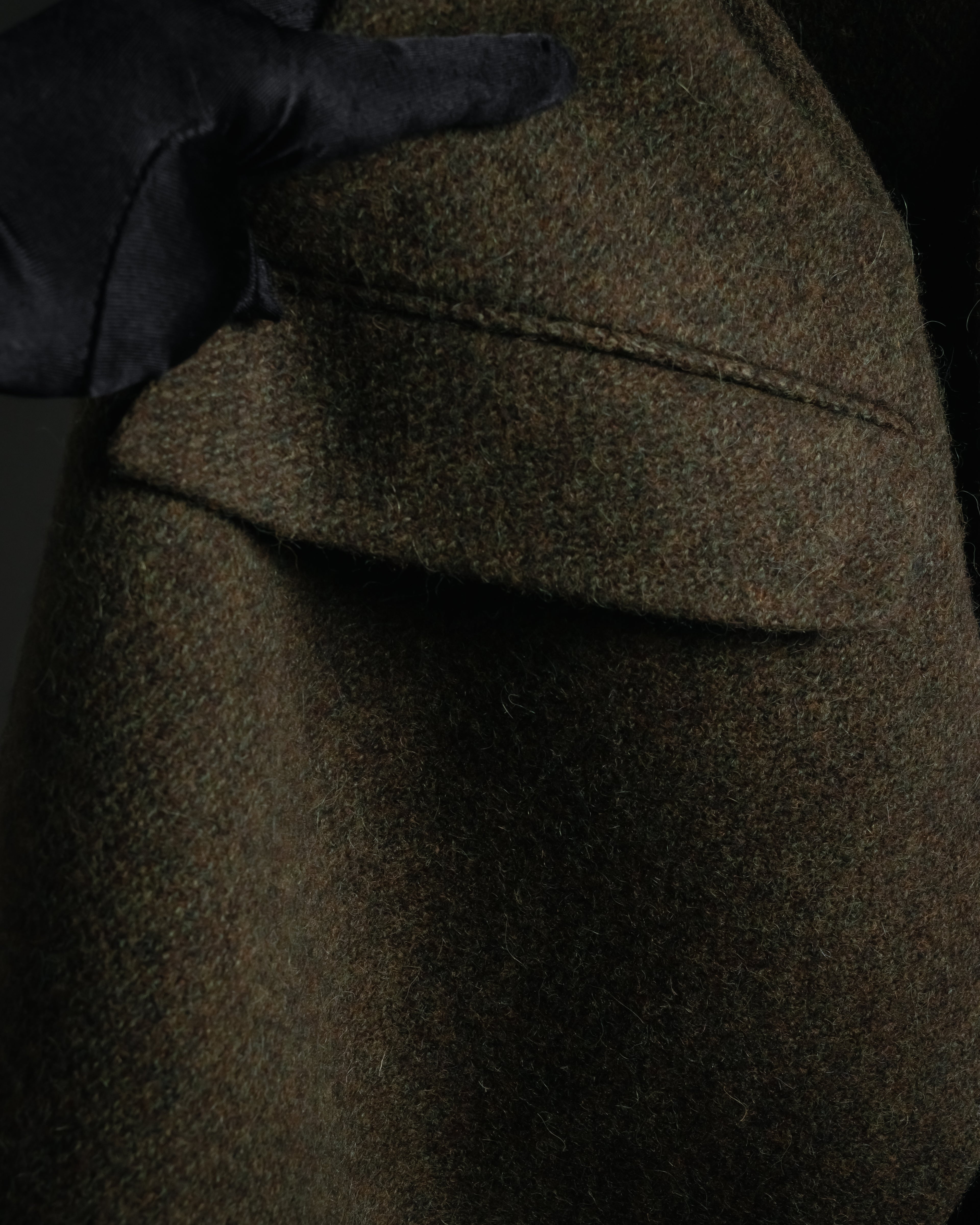 "Polo Ralph Lauren" Alpaca-blend long tailored jacket