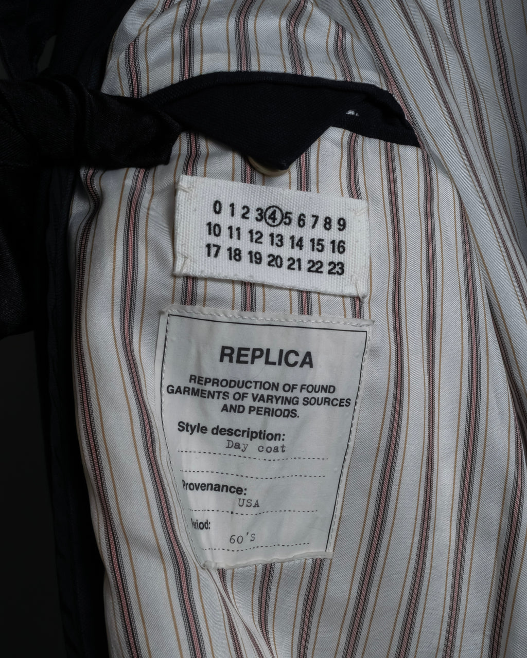 “Maison Martin Margiela” 00’s replica 60’s USA day coat