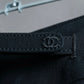 "CHANEL" 100% wool belted wide straight slacks